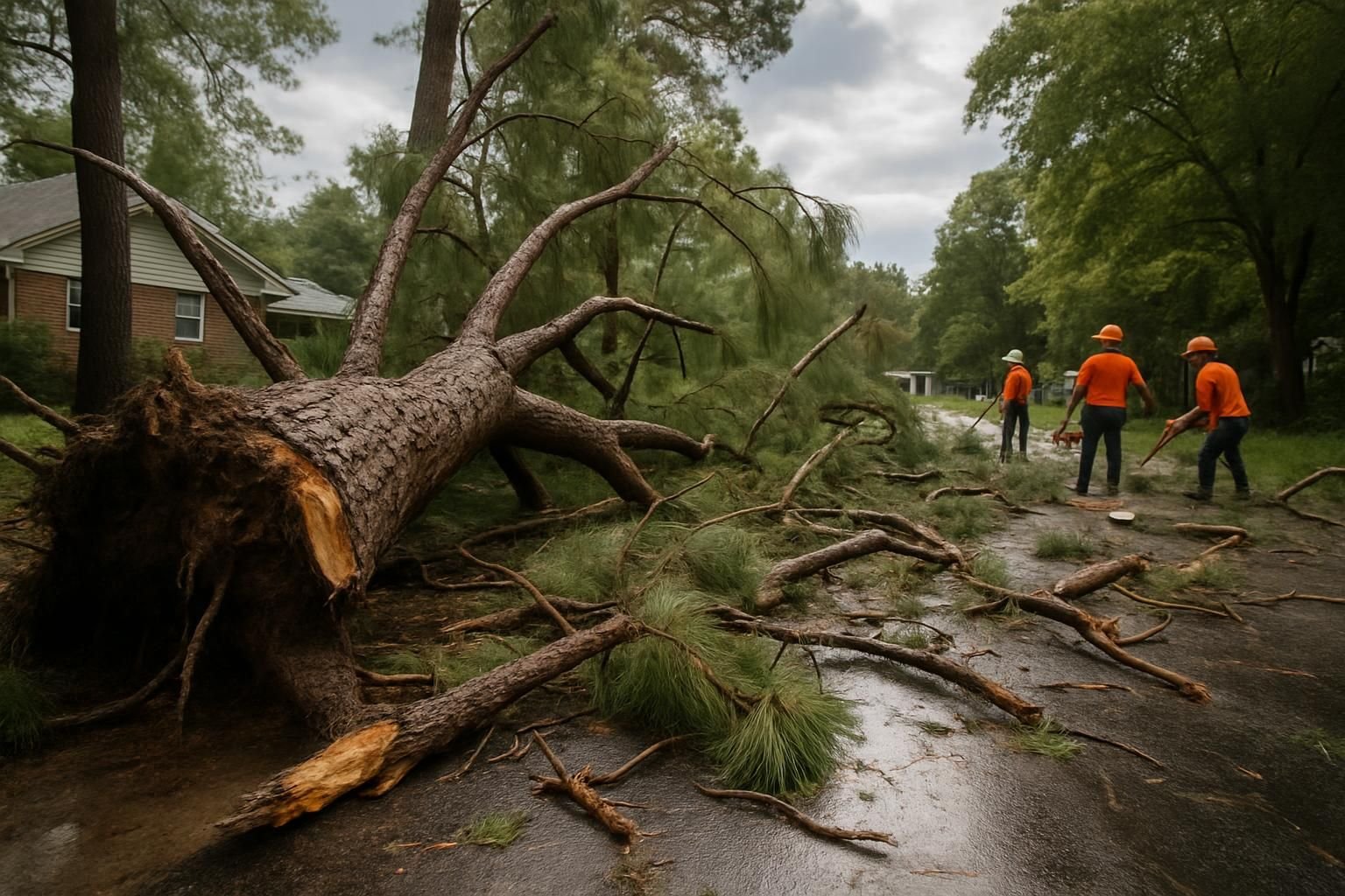 Emergency Storm Tree Removal in Fayetteville, NC